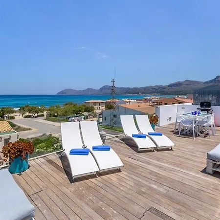 Sunny Townhouse With Terrace In Son Serra
