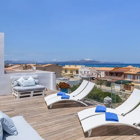 Sunny Townhouse With Terrace In Son Serra Feriehus *